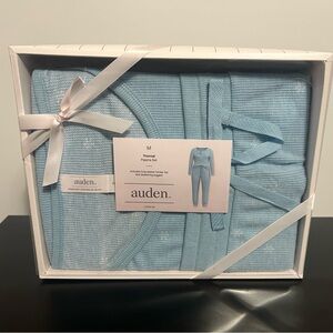 Auden light blue thermal pajama set. Size M. Never worn still in box.